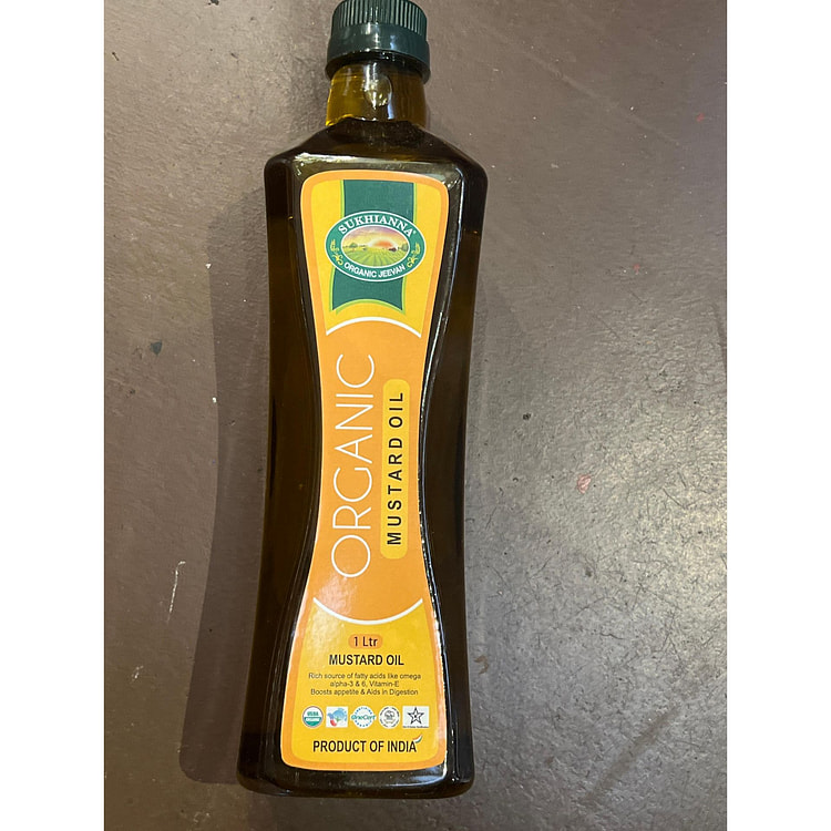 Sukhianna Organic Mustard Oil 1000 ml