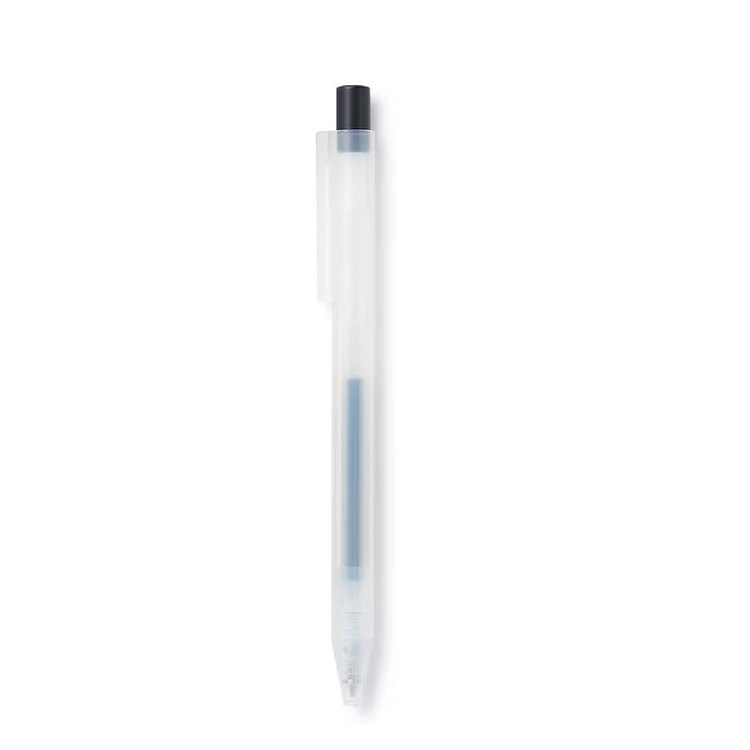 Muji Black Retractable Smooth Gel Pen