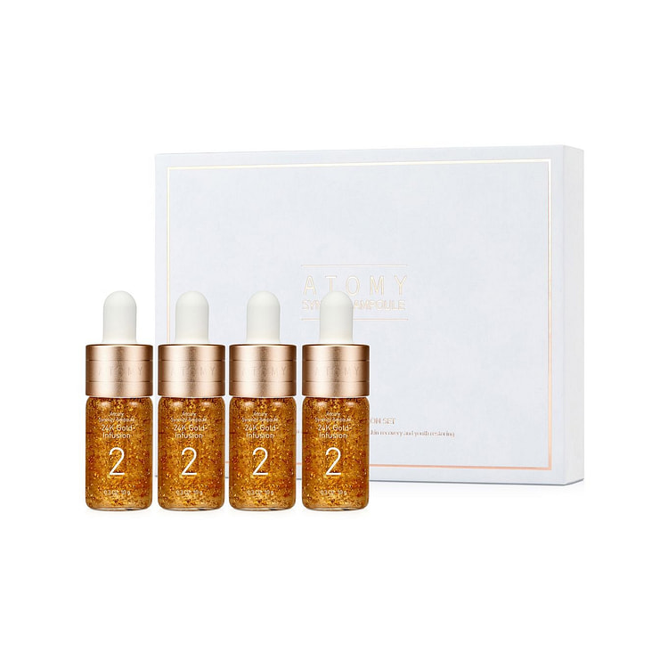 애터미 시너지앰플 24k 골드 인퓨젼 세트 10g x 4ea