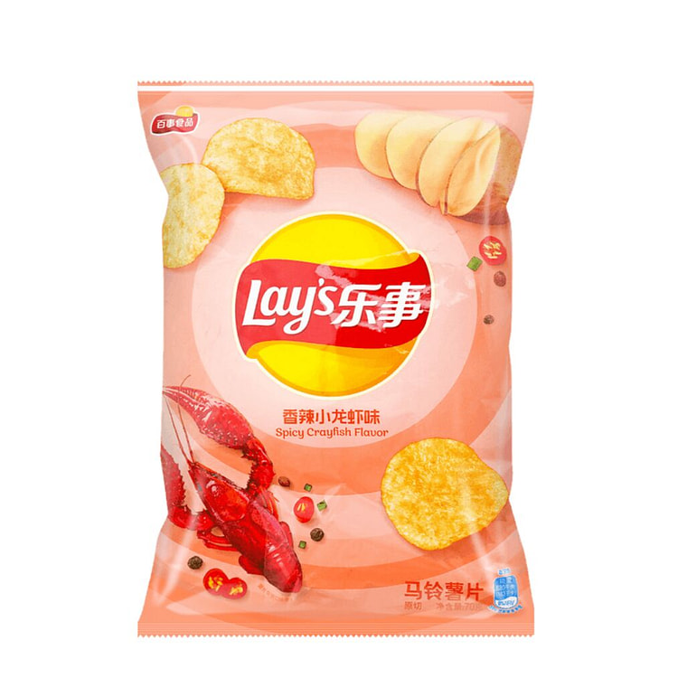 乐事 薯片 香辣小龙虾味70g
