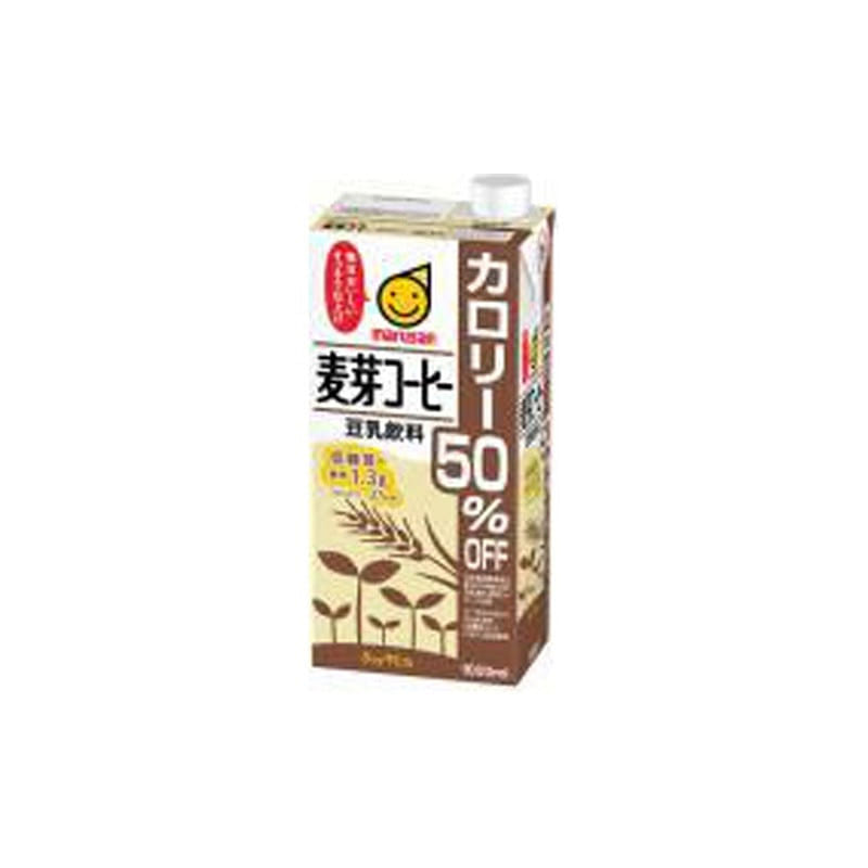 丸三豆乳麦芽咖啡低卡50%1L饮料常温大豆植物饮 1000 毫升