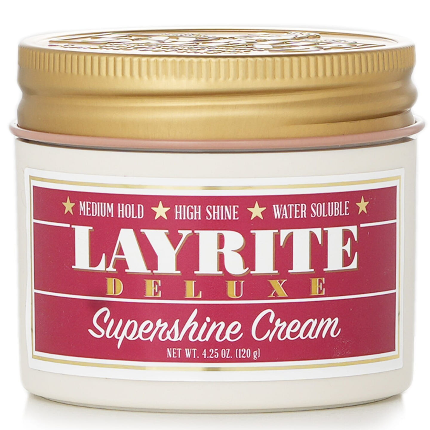 Layrite Supershine Cream (Medium Hold, High Shine, Water Soluble) 120 g