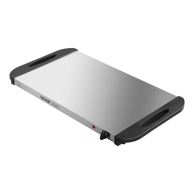 美国发货 电动不锈钢恒温加热盘托盘 1 个