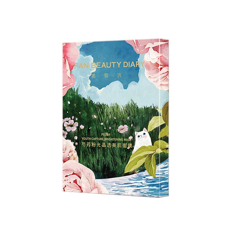 Fan Beauty Peony Radiance Brightening Facial Mask 1 box