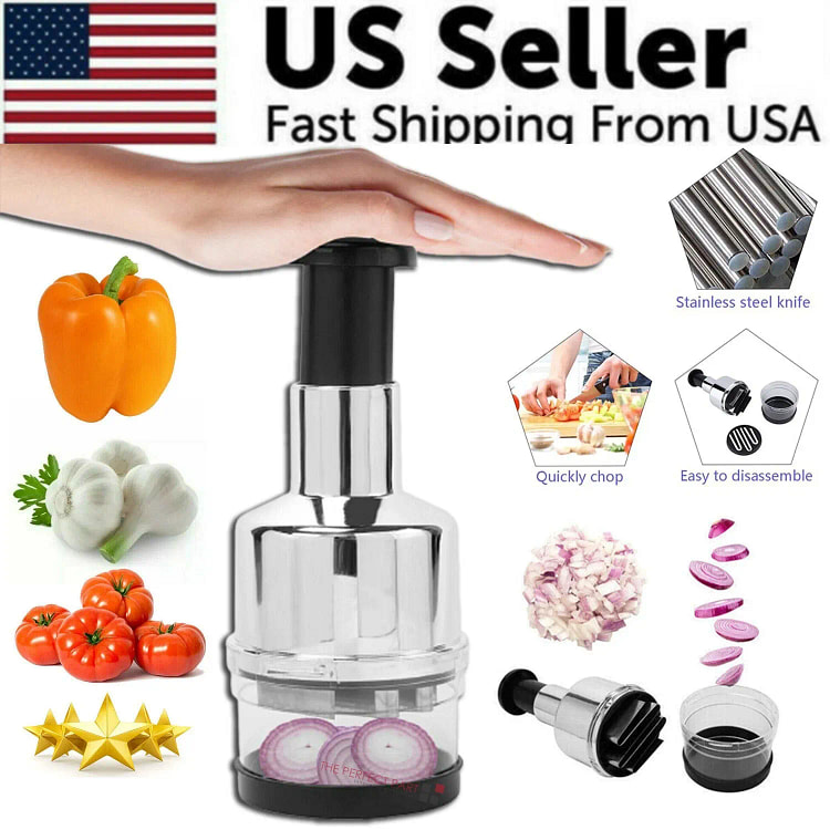 Vegetable Fruit Salad Onion Garlic Food Hand Chopp 1 each