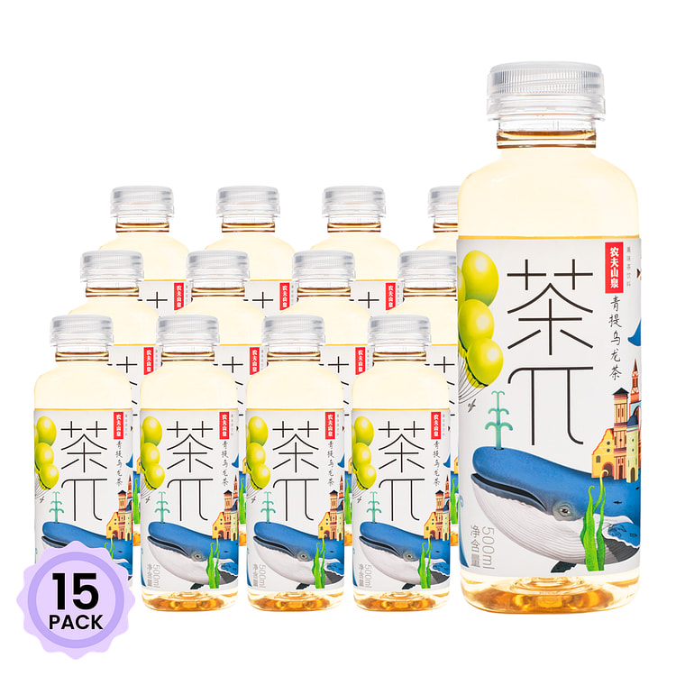 Nongfu Spring TEA PI Green Grape Oolong Tea 500 ml*15 pack