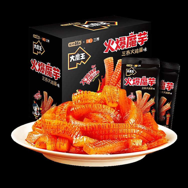 盐津铺子火爆魔芋丝三养火鸡面酱味300g/盒