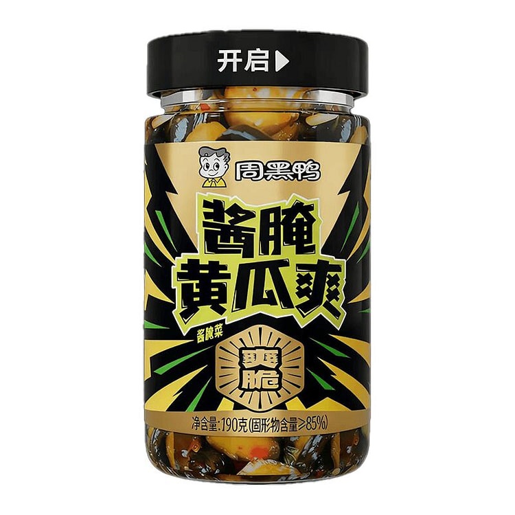周黑鸭酱腌黄瓜香脆开胃菜下饭泡菜即食美味爽口一口 190 克