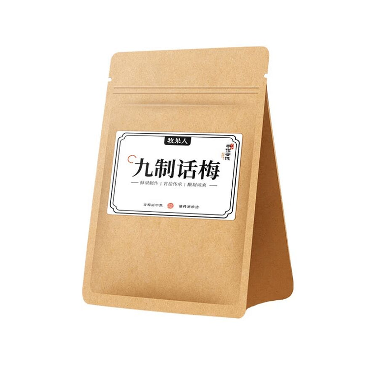 牧果人 九制话梅咸梅干100g*1袋 100 克