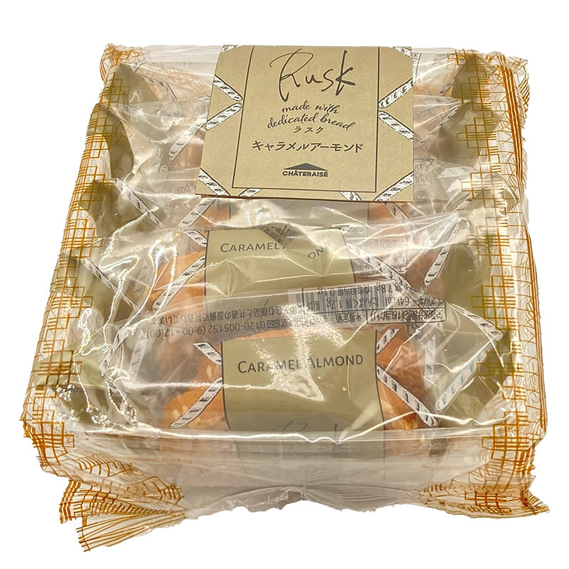 Chateraise Caramel Almond Rusk 5 Packs 1 pack