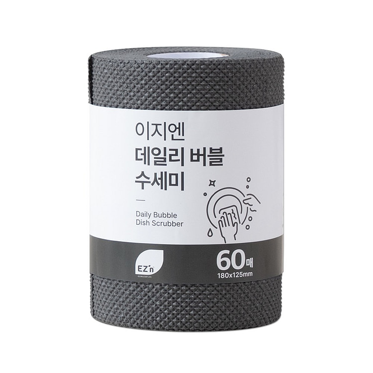 [EZ'N] 韩国一次性起泡洗碗布 干湿两用百洁布 1 份