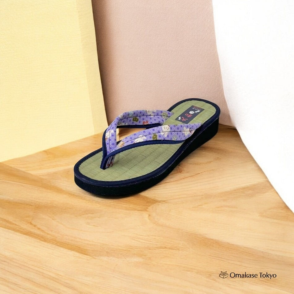 Daimyo Shokai Tatami Folding Sandals 3608 Purple-M 200 g