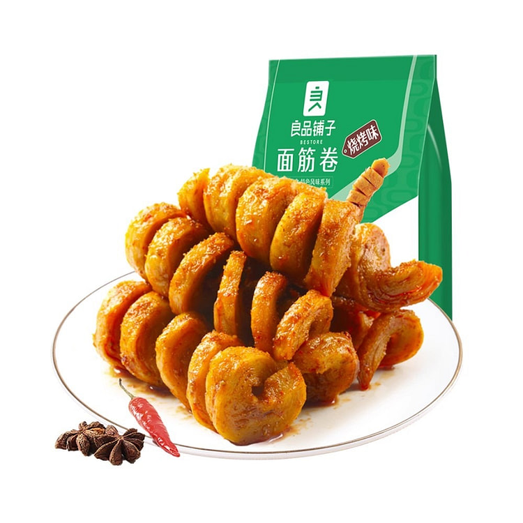 良品铺子 面筋卷烧烤味120g*1袋