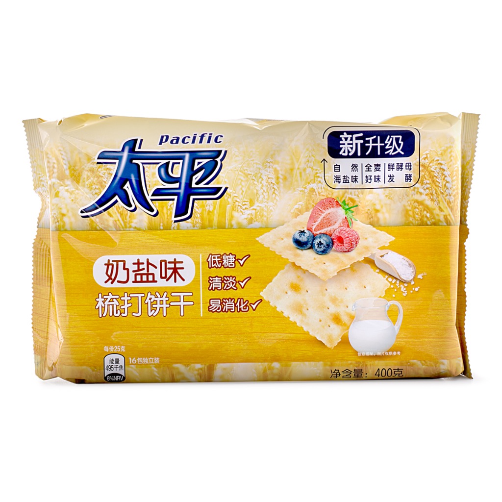 Pacific Soda Crackers, Milk Salt Flavor Weee!