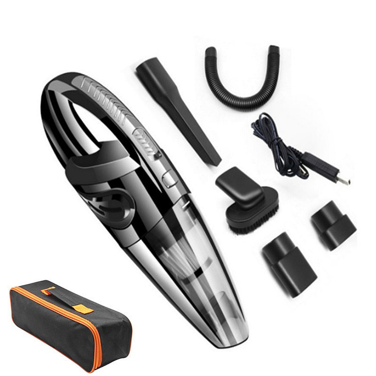 120W Portable Cordless Handheld Car Vacuum Cleaner Wet&Dry Duster Strong Su