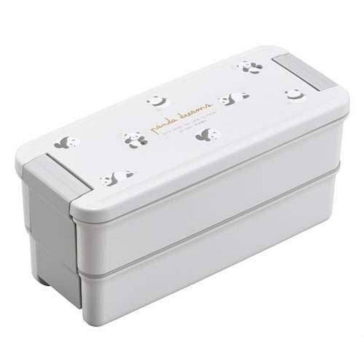 OSK熊猫双层便当盒 340+310毫升 1 个