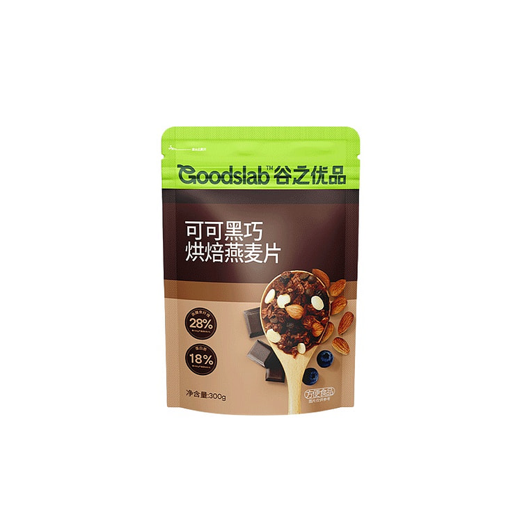 谷之优品可可黑巧烘焙燕麦片300g*1袋