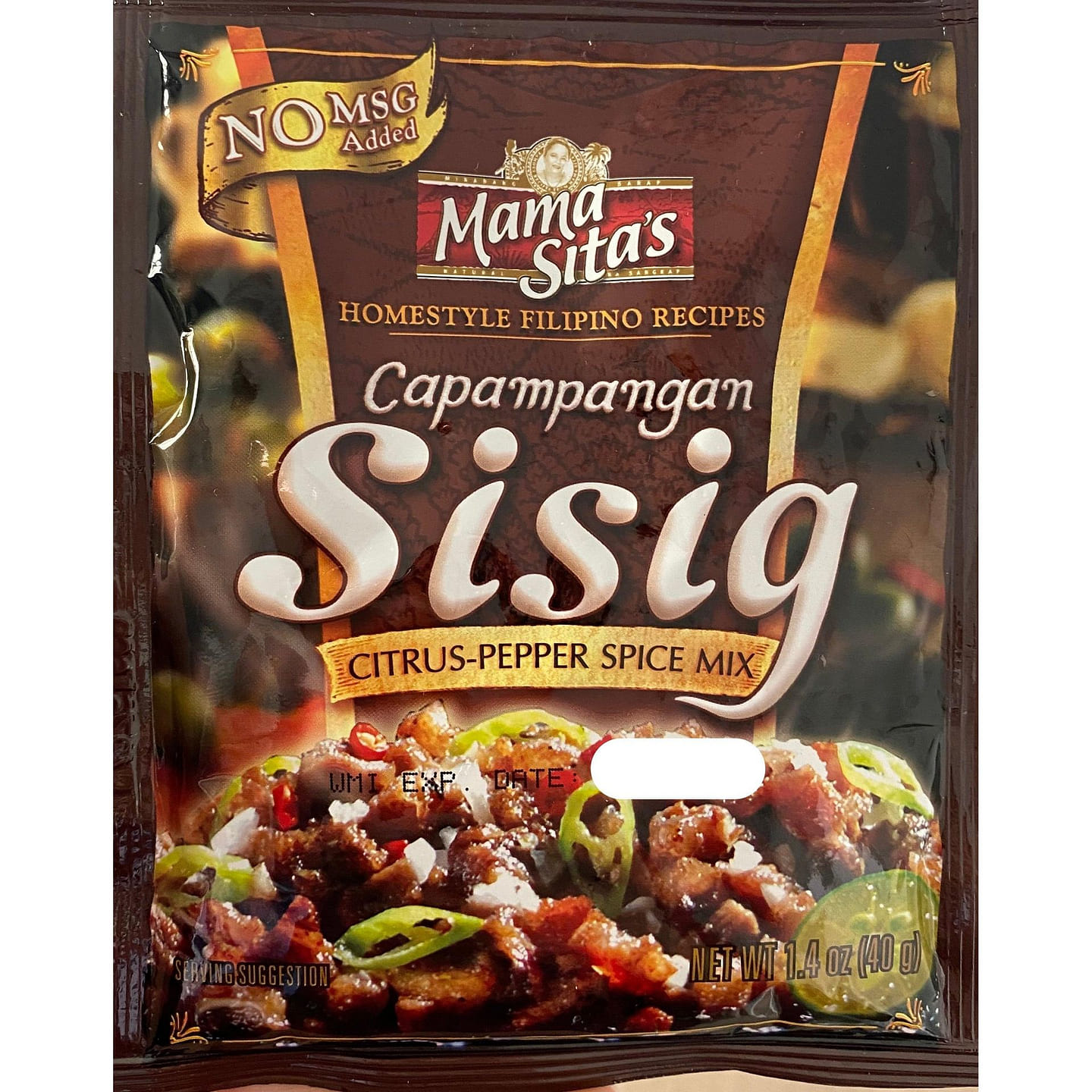 Mama Sita’s Capampangan Sisig (Citrus Pepper Spice) Mix 1.4oz 1 each
