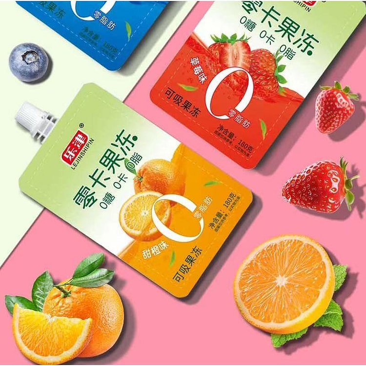 乐津零卡果冻随机口味*1袋