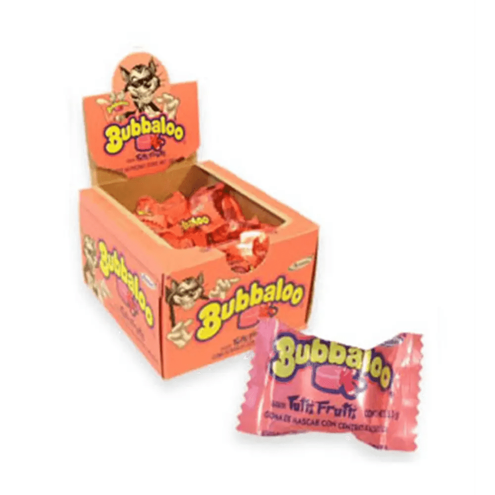 Adams Chicle Bubbaloo Fresa 47 ct – Case – 16 Units 1 each