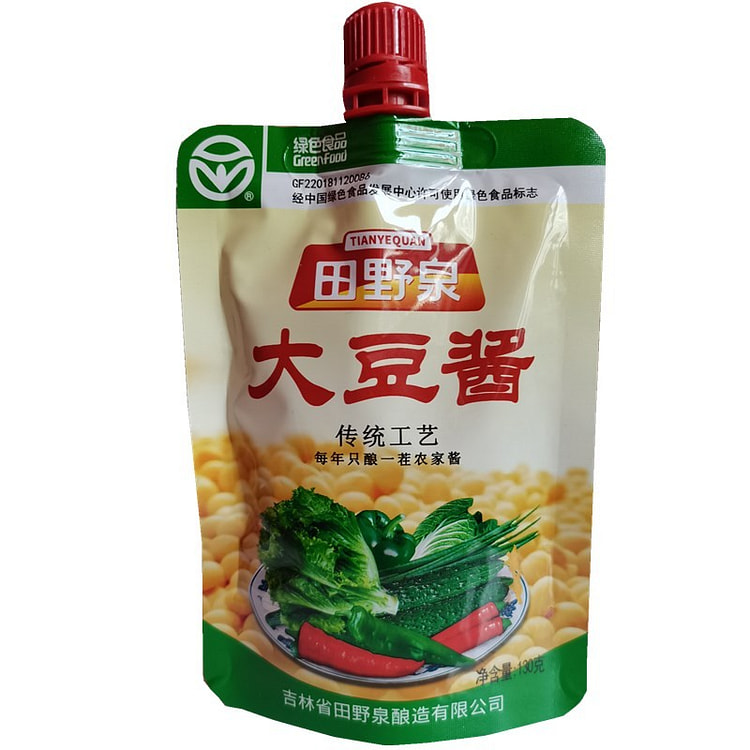 田野全东北特产大豆酱 臭大酱纯黄豆酱130g
