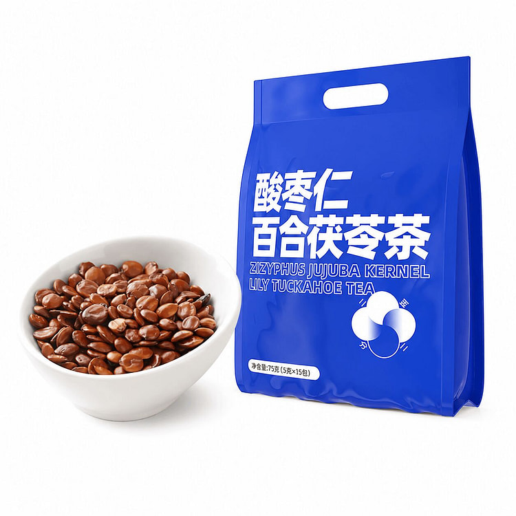 Zizyphus Jujuba Kernel Lily Tuckahoe Tea 15packs