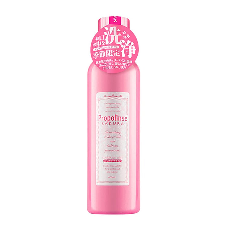 Propolinse Mouthwash Cherry Blossom Flavor 600ml 1 each
