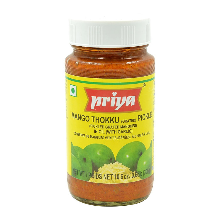 Priya Thokku (Shredded) Mango Pickle-10.6oz 10.6 oz