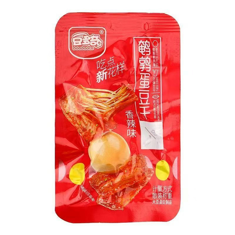 Douduoqi Spicy Quail Egg Tofu 22g*5 Bags 220 g