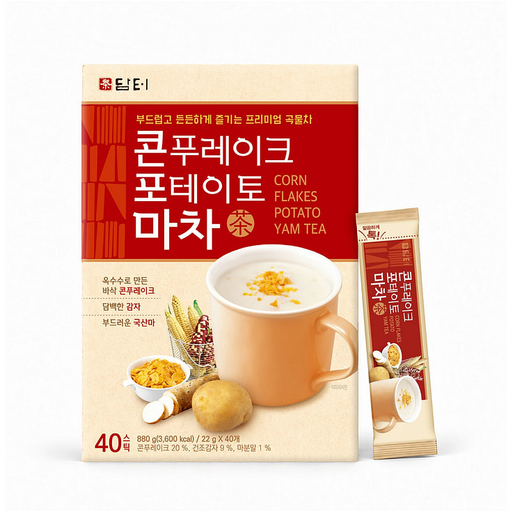 담터 콘푸레이크 포테이토 마차 40포 22 g