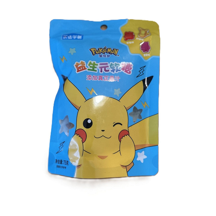 Pokemon Real Fruit Gummies Blue (Japan)