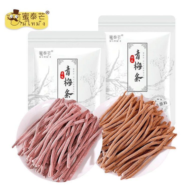 蜜泰芒无核酸梅条话梅原味80克*2袋 160 克