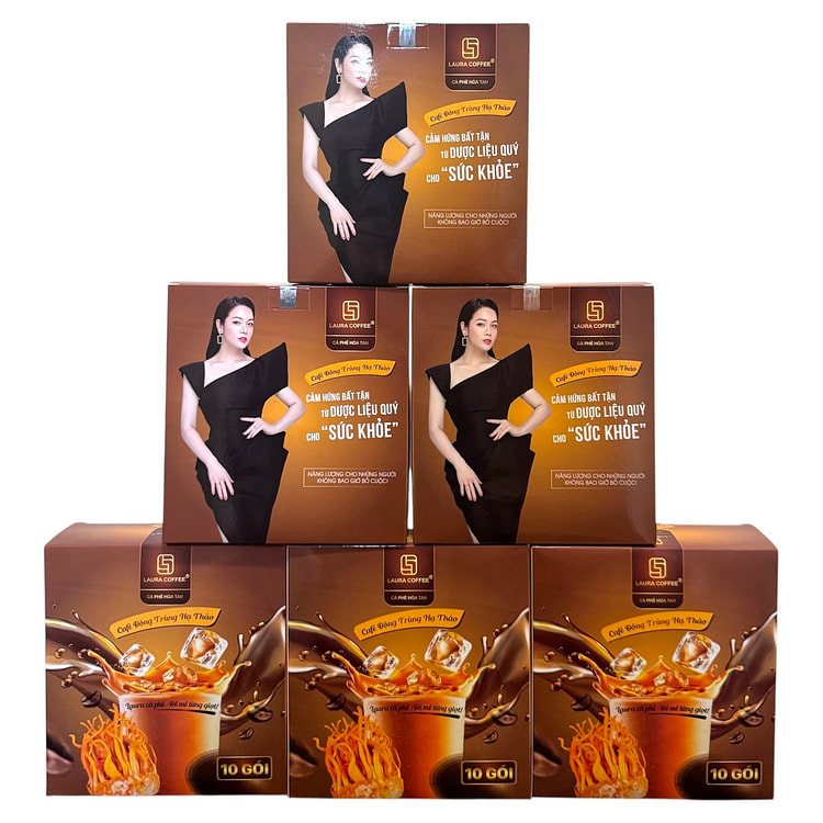 Laura Coffee - Dong Trung Ha Thao Cordycep 6 BOXES