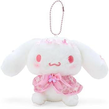 Sanrio Cherry Blossom Plush Keychain Cinnamon Dog 1 each