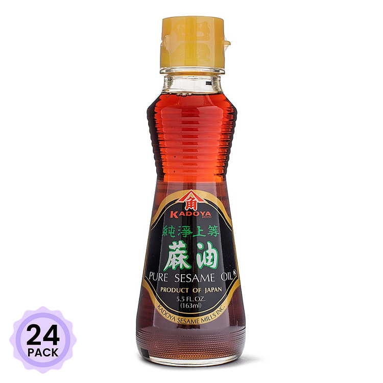 日本 Kadoya 八角麻油 小瓶 163 毫升*24 包