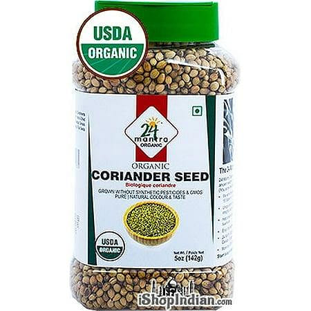 24 Mantra Organic Coriander Seed Jar 5 oz