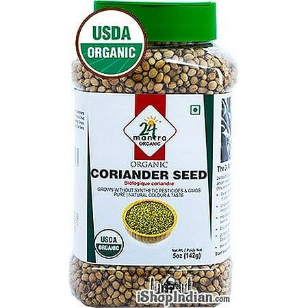24 Mantra Organic Coriander Seed Jar 5 oz
