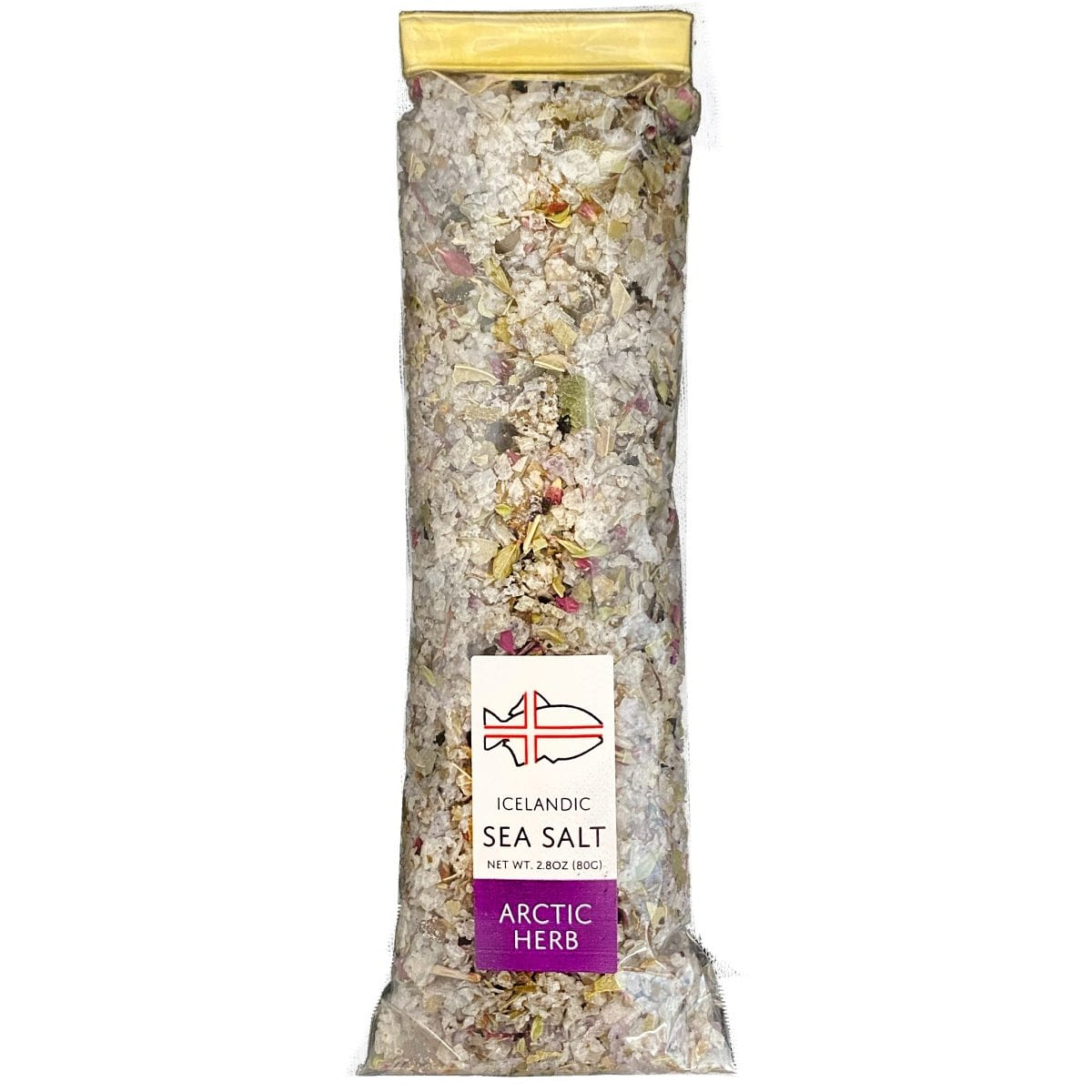 Arctic Herb - Icelandic Sea Salt 80gr Cellophane Bag 1 each
