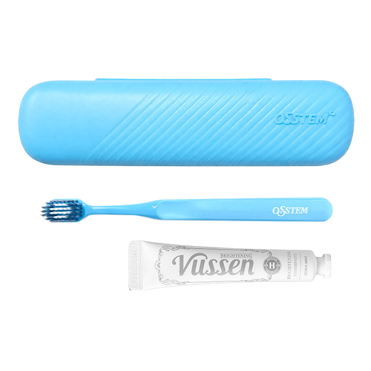 Vussen 牙科旅行套装（浅蓝色外壳/白色/H） 1 份