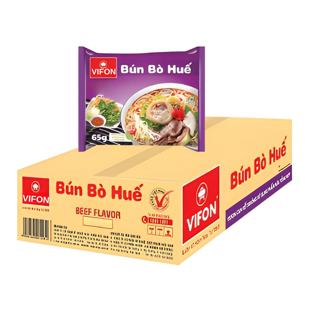 [VIFON] Hue Style Beef Instant Noodles — 2.3 oz*30 pack