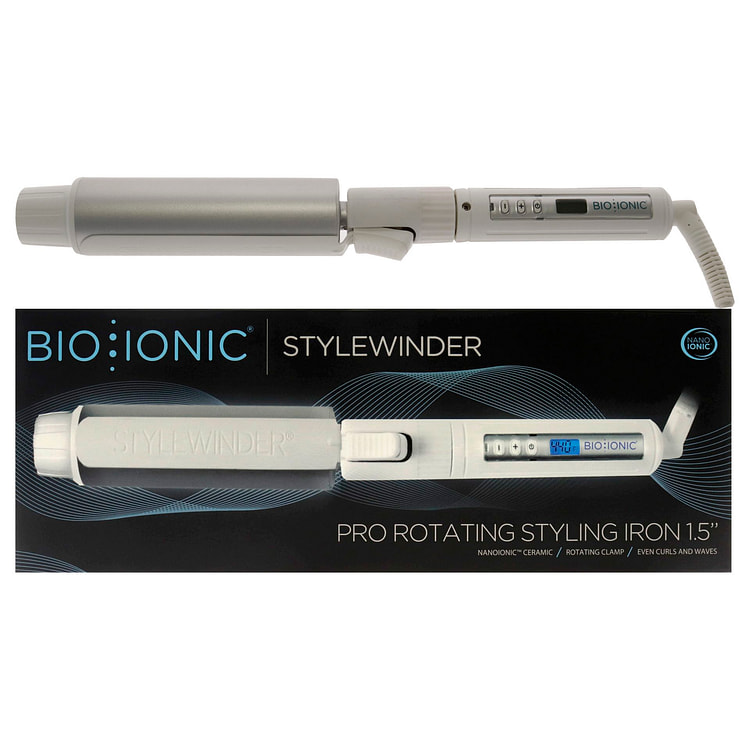 Máy uốn tóc Stylewinder Pro Trắng 1,5 inch