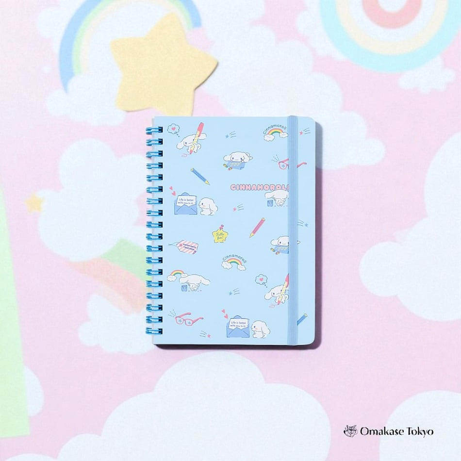 Sanrio Cinnamoroll B6 Ring Notebook-60 Sheets 150 g
