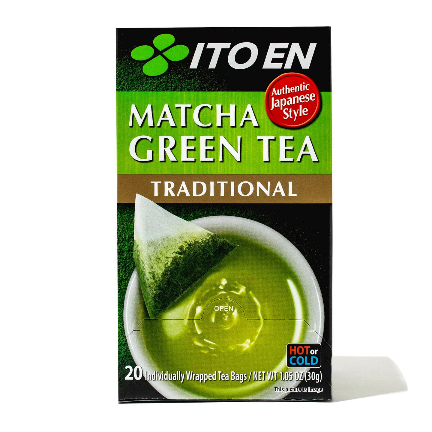 Itoen Matcha Green Tea: Traditional (20 bags) 1.05 oz