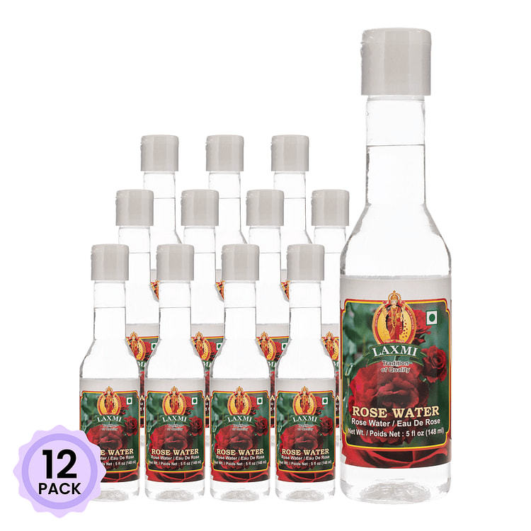 Laxmi Rose Water 5 fl.oz*12 pack
