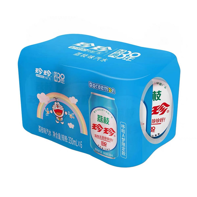 珍珍 荔枝味汽水 330ml*6罐