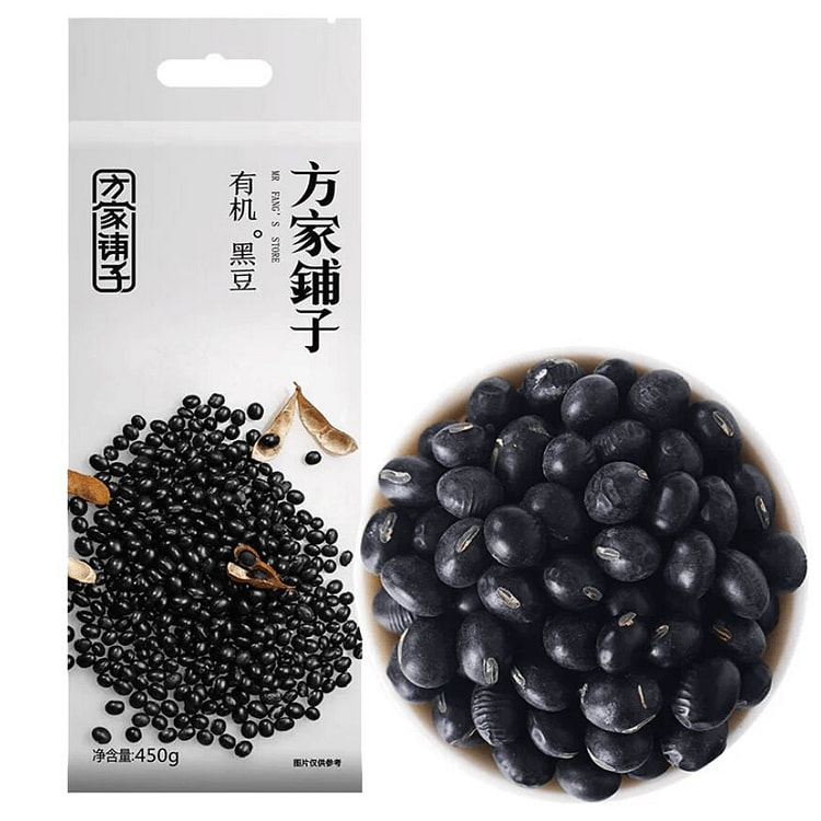 Fangjia Shop Organic Black Beans 450g 450 g