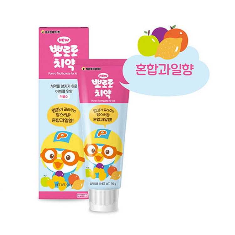 儿童低氟水果味牙膏 水果
