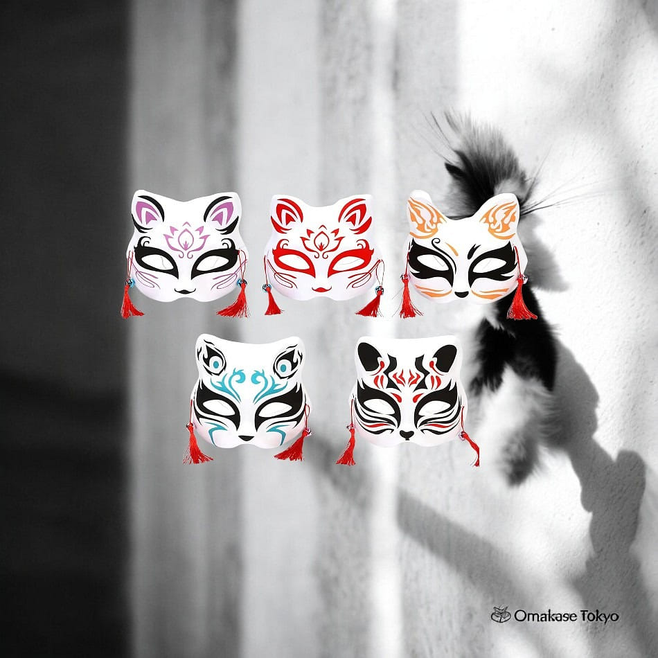 YFFSFDC Japanese Style Fox Mask Set 320 g