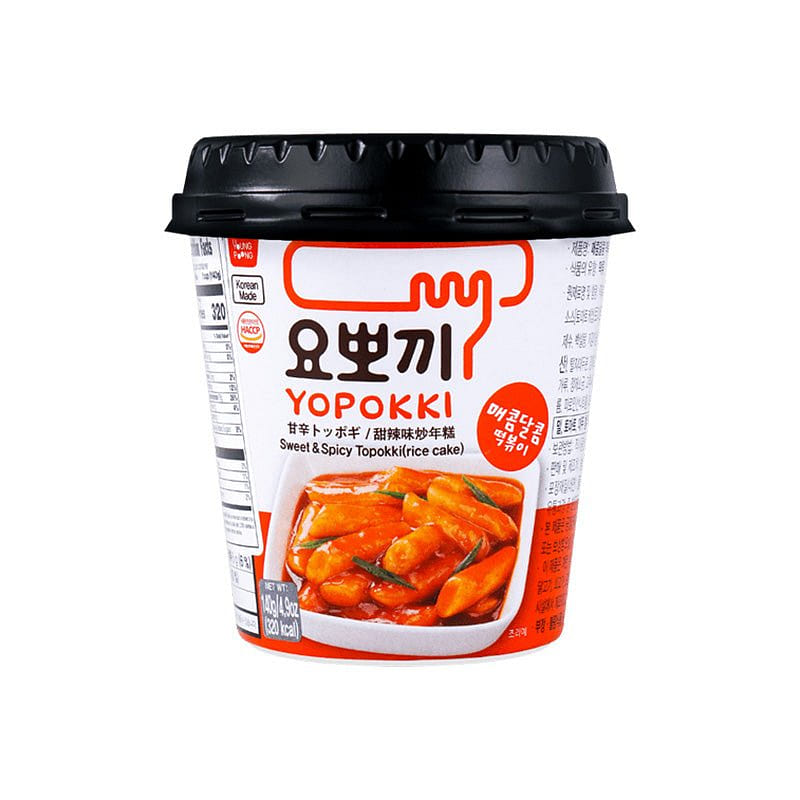 Yopokki Korean Instant Tteokbokki Rice Cake Sweet & Spicy Flavor 1 개