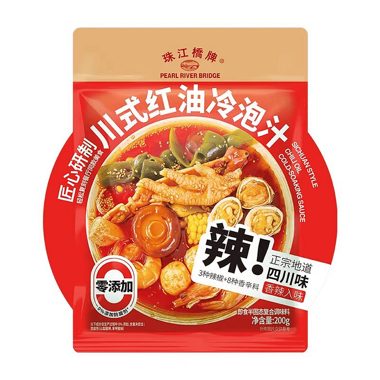 Sichuan-style Red Oil Cold Brew Sauce 200g*1 Bag 200 g